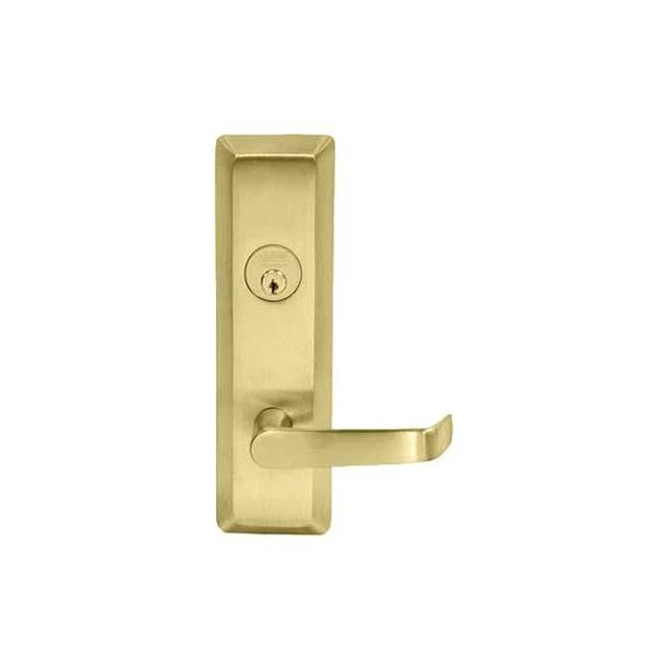 Corbin Russwin Newport Lever, Storeroom, 605 Bright Brass, LHR N959ET-605-LHR - main